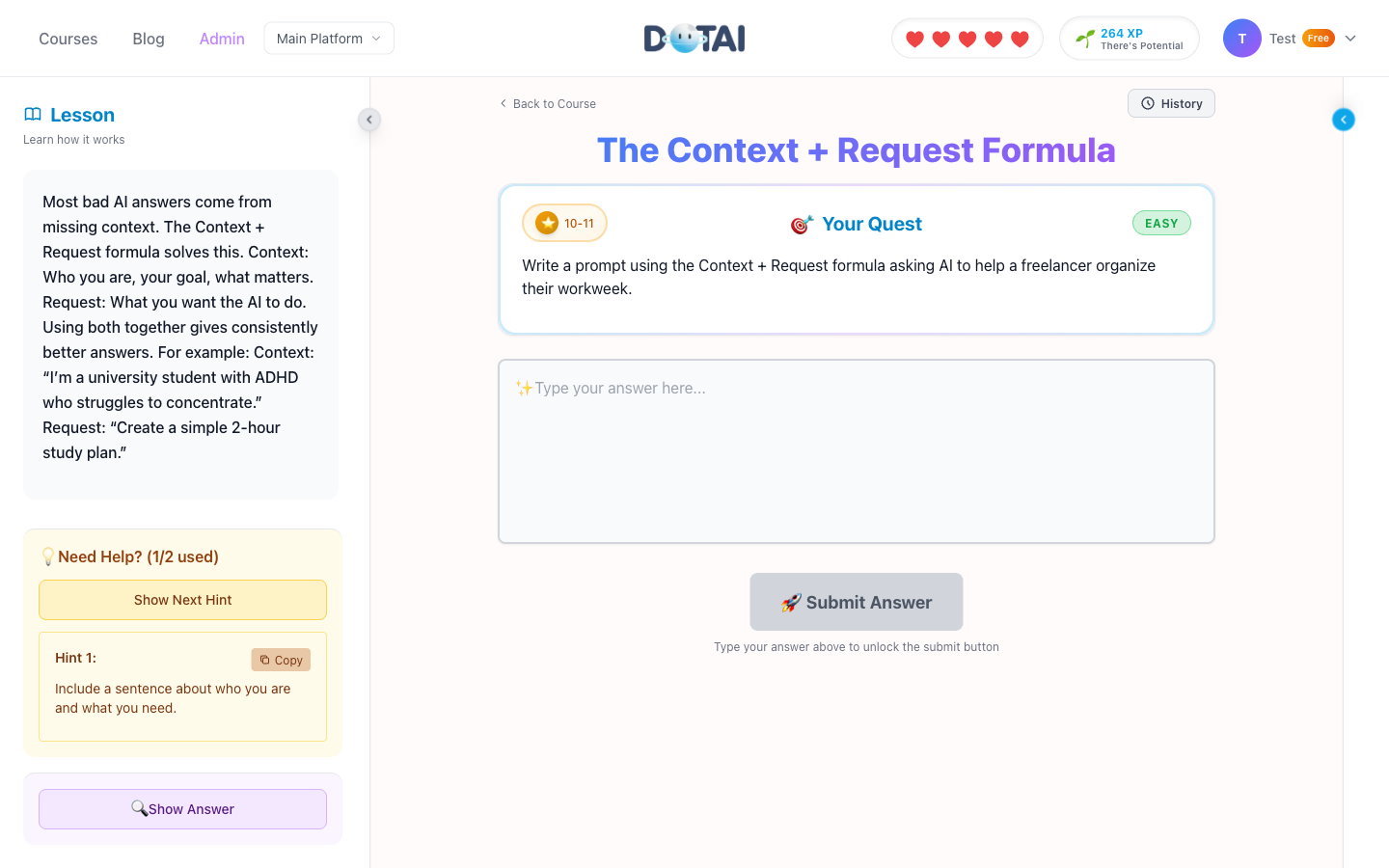 DOT AI detail