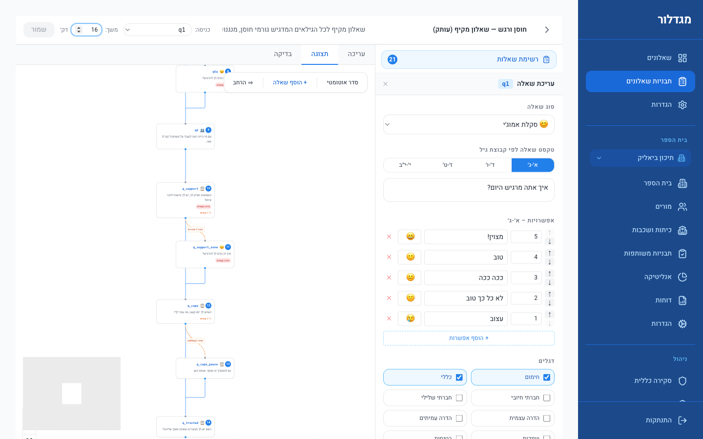 Migdalor screenshot